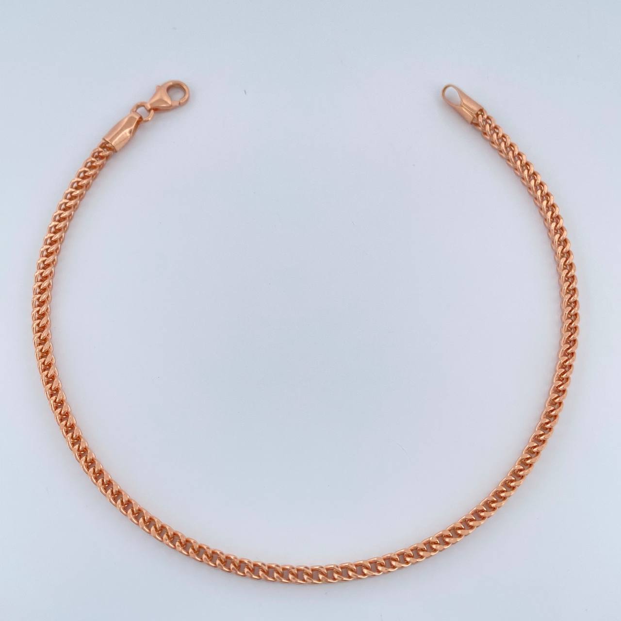 Pulso Franco 3.1gr / 7 1/4 in / 2.31mm Oro Rosa +3 18K $