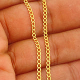 Cadena Cubana 1.85gr / 17 3/4 in / 2.04mm Oro Amarillo +1 18K $