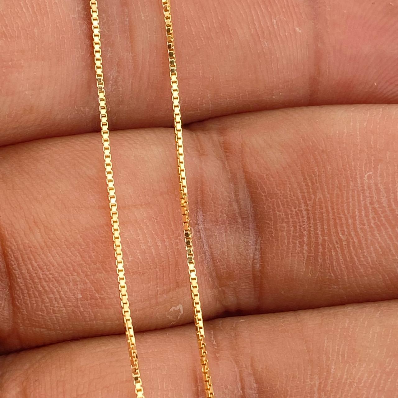 Cadena Veneciana 1.75gr / 18 in / 0.67mm Oro Amarillo +3 18K $