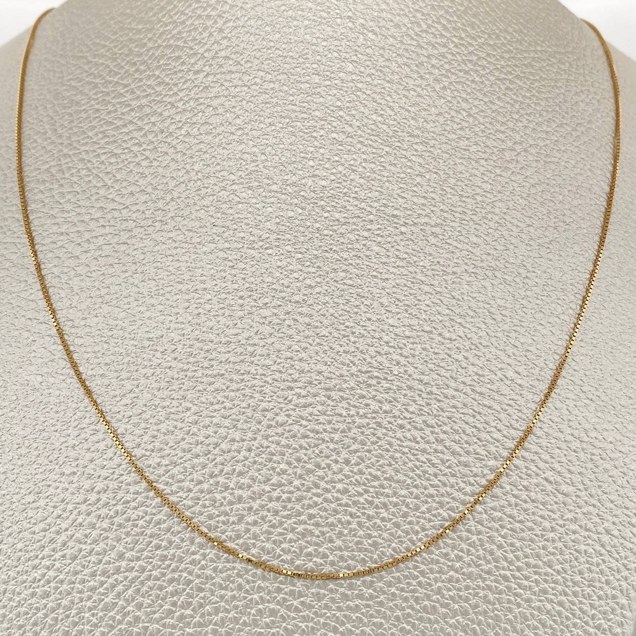 Cadena Veneciana 1.75gr / 18 in / 0.67mm Oro Amarillo +3 18K $