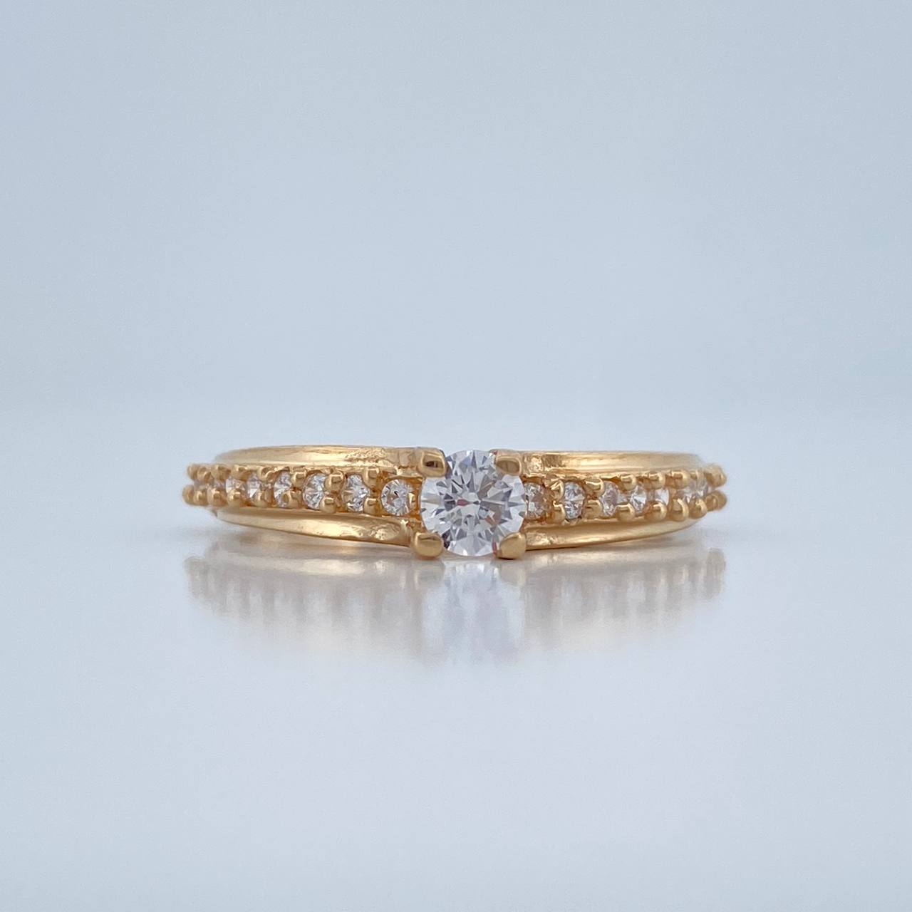 Anillo Solitario Churumbela 2.05gr / T5 3/4 / Oro Amarillo 18K %