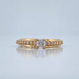 Anillo Solitario Churumbela 2.05gr / T5 3/4 / Oro Amarillo 18K %
