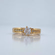 Anillo Solitario Churumbela 3.5gr / T6 1/2 / Oro Amarillo 18K %