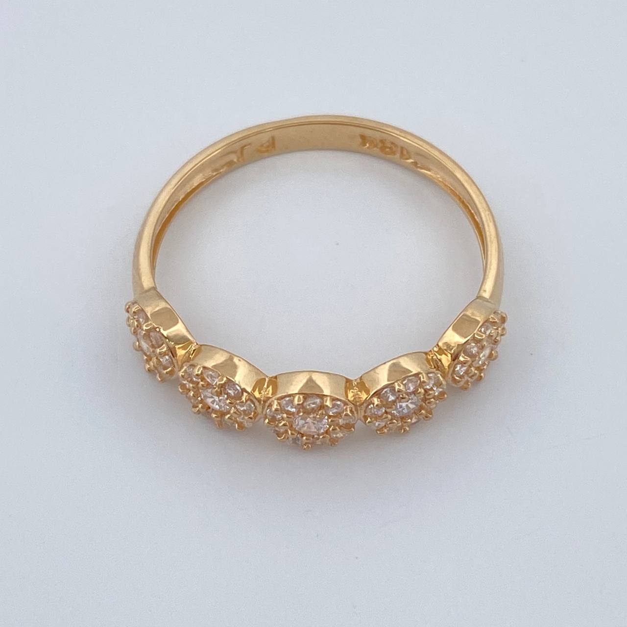 Anillo Churumbela Tupido 3.15gr / T6 3/4 / Oro Amarillo 18K %