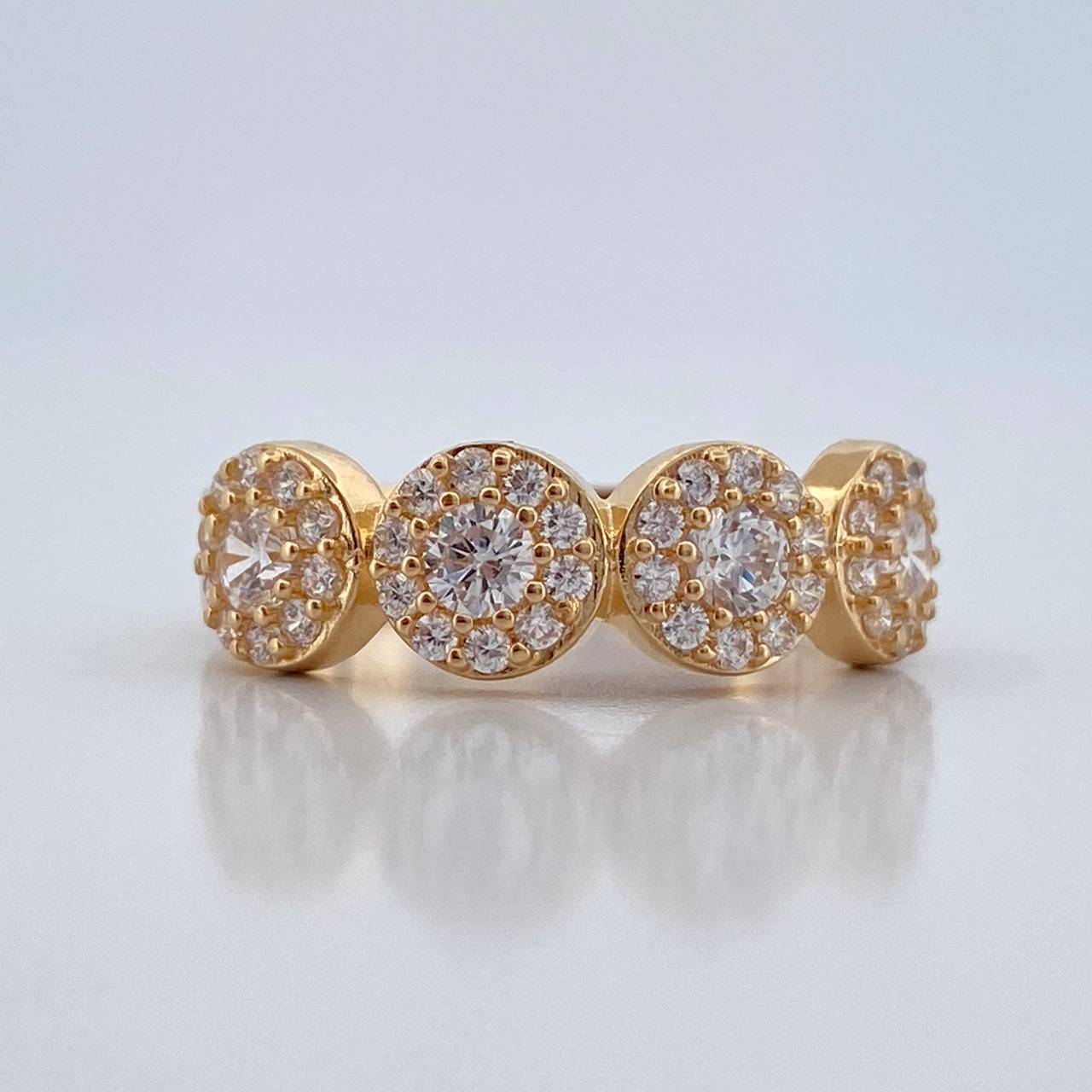 Anillo Churumbela Tupido 3.15gr / T6 3/4 / Oro Amarillo 18K %