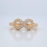 Anillo Infinito 2gr / T5 1/2 / Oro Amarillo 18K %
