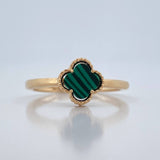 Anillo Trebol 2gr / T6 1/2 / Oro Amarillo Nac.Esp. 18K %