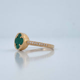 Anillo Trebol 2.55gr / T7 1/2 / Oro Amarillo NAC.ESP 18K %