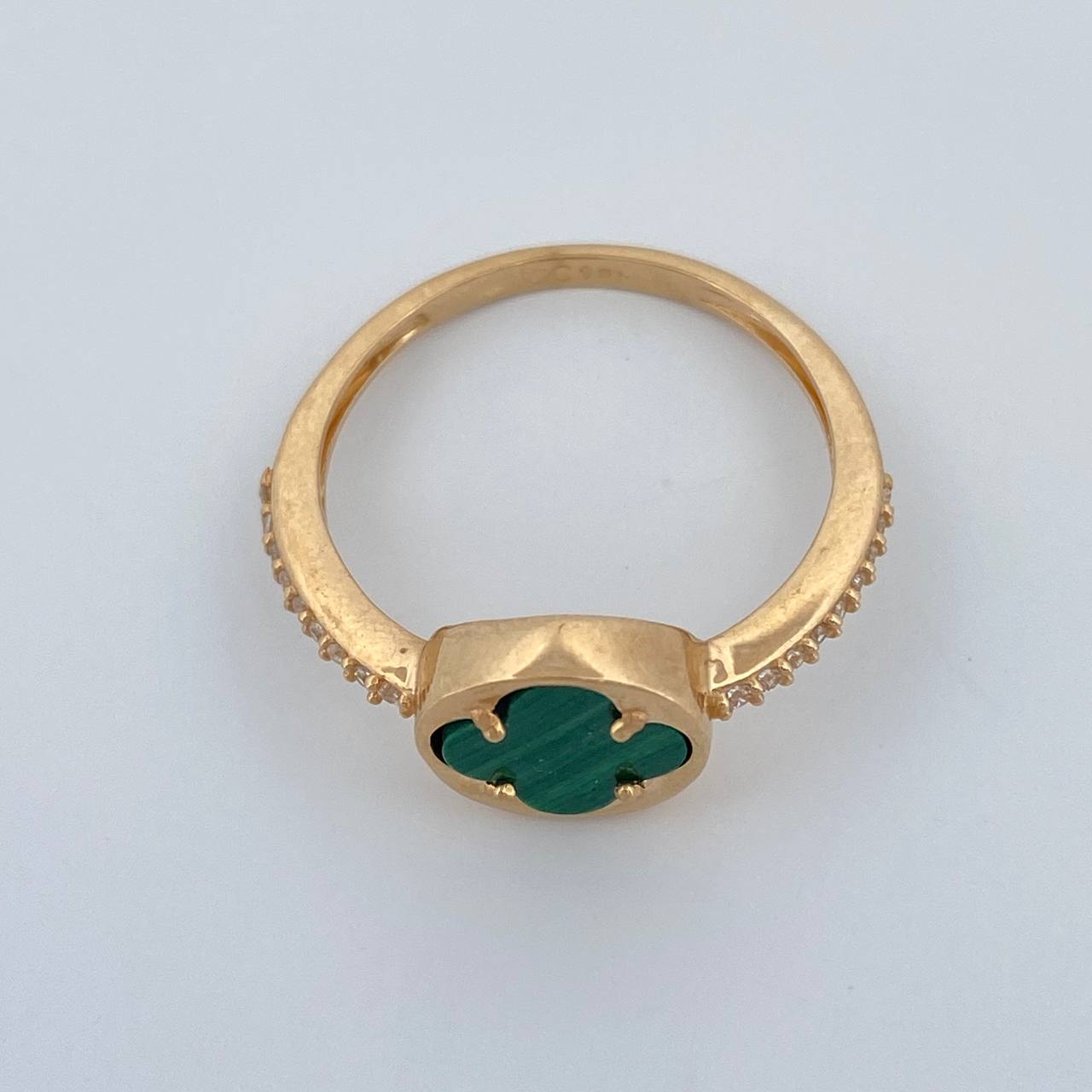 Anillo Trebol 2.55gr / T7 1/2 / Oro Amarillo NAC.ESP 18K %