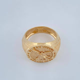 Anillo San Miguel Arcangel 7.15gr / T10 1/2 / Oro Amarillo 18K %