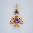 Dije Pato Bolsa Dinero 1.6gr / 3/4 in /  Tres Oros  18K %