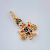 Dije Pato Bolsa Dinero 1.55gr / 3/4 in / Tres Oros 18K %