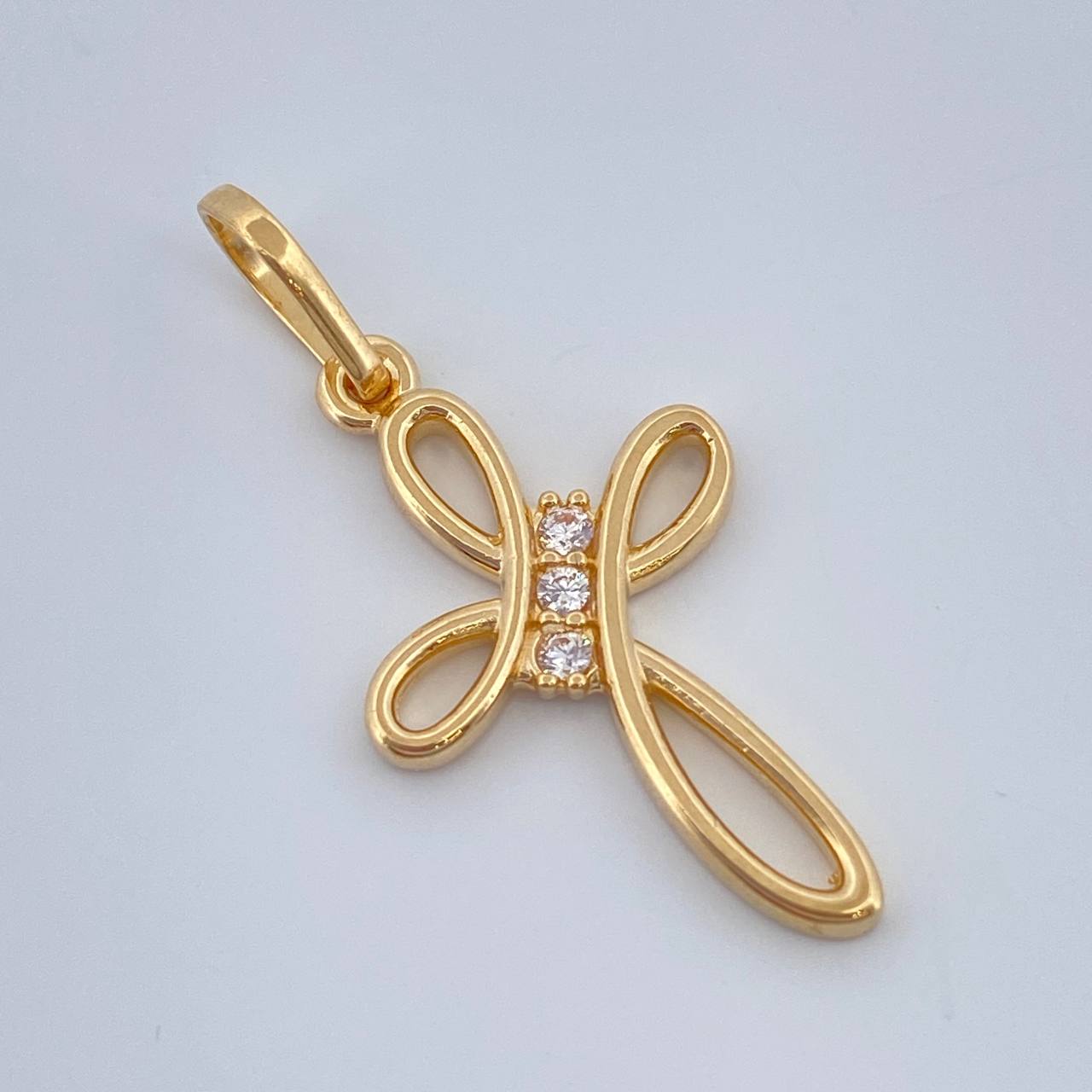 Dije Cruz Liston 1.45gr / 1 in / Oro Amarillo 18K %