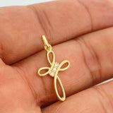 Dije Cruz Liston 1.45gr / 1 in / Oro Amarillo 18K %