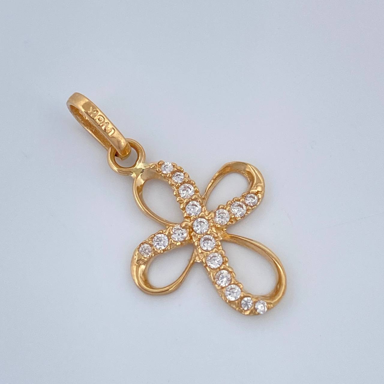 Dije Cruz Liston 0.8gr / 1 in / Oro Amarillo 18K %