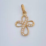 Dije Cruz Liston 0.8gr / 1 in / Oro Amarillo 18K %