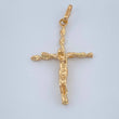 Dije Cruz Cristo 1.7gr / 1 1/4 in / Oro Amarillo 18K %