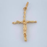 Dije Cruz Cristo 1.7gr / 1 1/4 in / Oro Amarillo 18K %