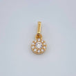 Dije Halo 0.65gr / 1/2 in / Oro Amarillo 18K %