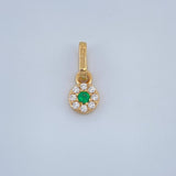 Dije Halo 0.45gr / 1/2 in / Oro Amarillo 18K %