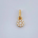Dije Halo 0.45gr / 1/2 in / Oro Amarillo 18K %