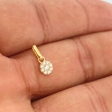 Dije Halo 0.45gr / 1/2 in / Oro Amarillo 18K %