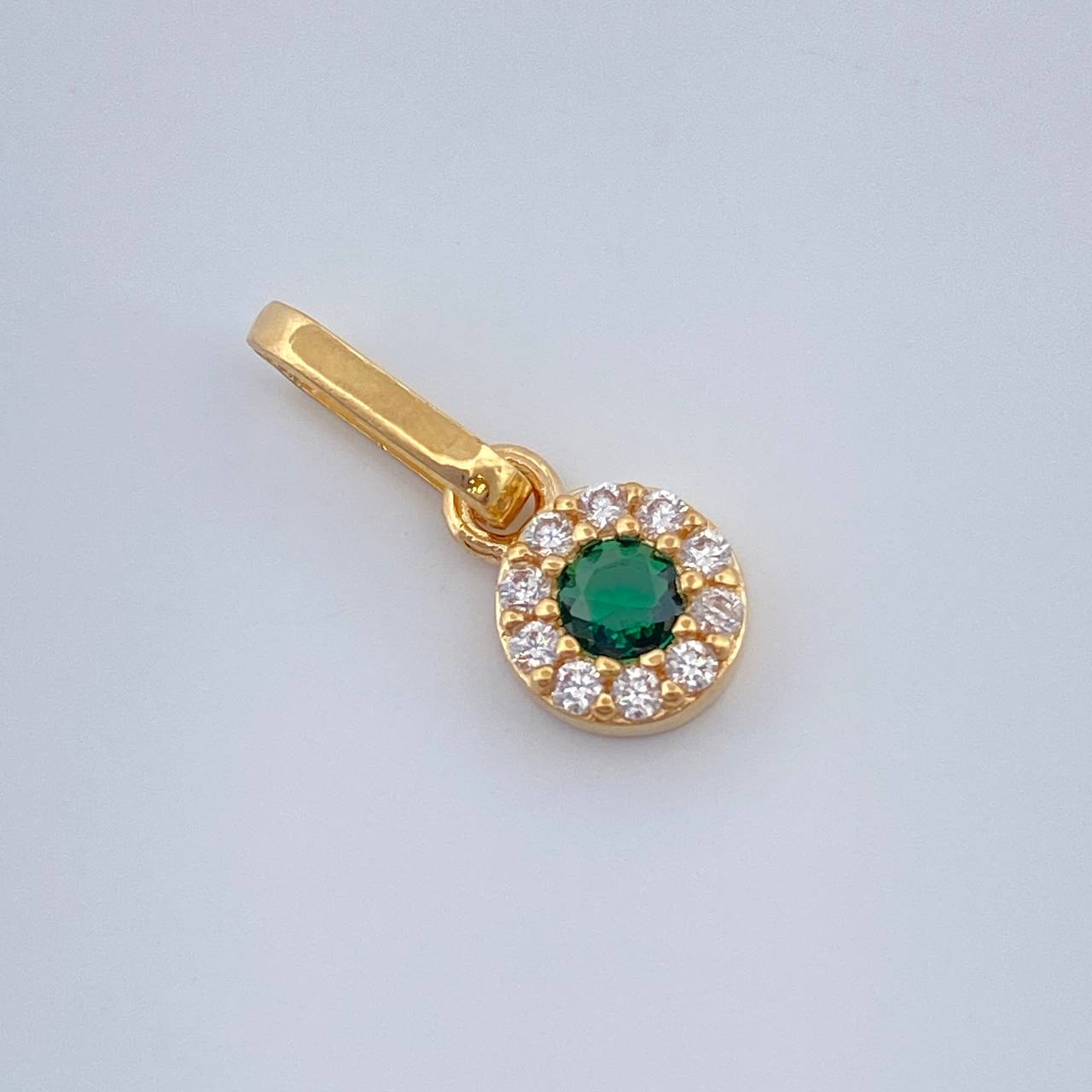 Dije Halo 0.6gr / 1/2 in / Oro Amarillo 18K %