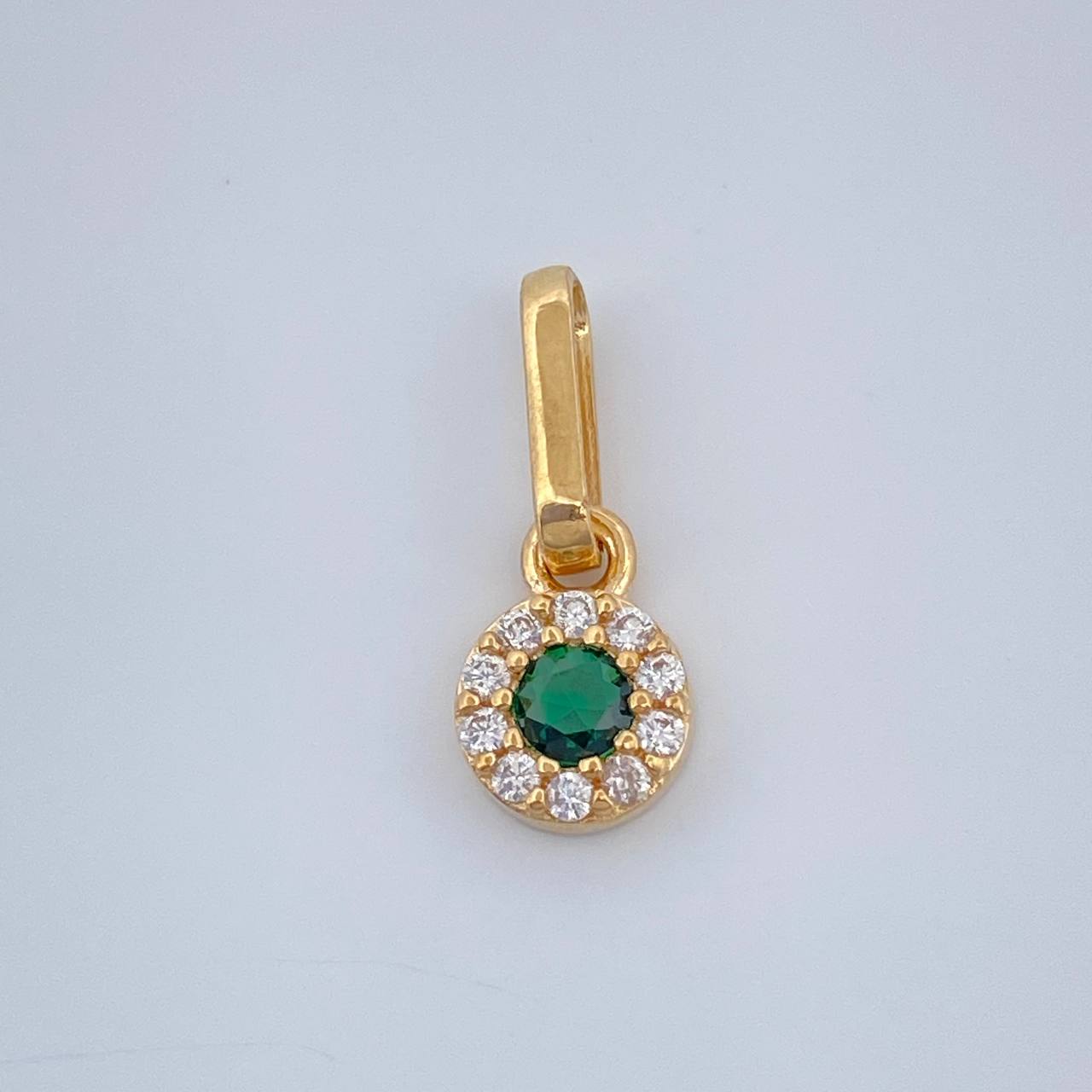Dije Halo 0.6gr / 1/2 in / Oro Amarillo 18K %