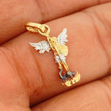 Dije San Miguel Arcangel 1.1gr / 1 in / Tres Oros 18K %