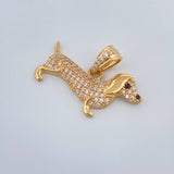 Dije Perro Salchicha 2.15gr / 1 in / Oro Amarillo 18K %