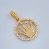 Dije Corona 1.6gr / 3/4 in / Oro Amarillo 18K %