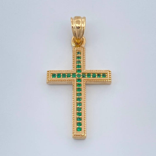 Dije Cruz 2.4gr / 1 1/4 in / Oro Amarillo 18K %