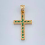 Dije Cruz 2.4gr / 1 1/4 in / Oro Amarillo 18K %