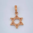 Dije Estrella de David 1.45gr / 3/4 in / Oro Rosa 18K %