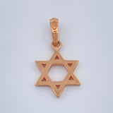 Dije Estrella de David 1.45gr / 3/4 in / Oro Rosa 18K %