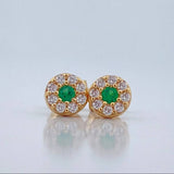 Topos Halo 0.95gr / Oro Amarillo 18K %
