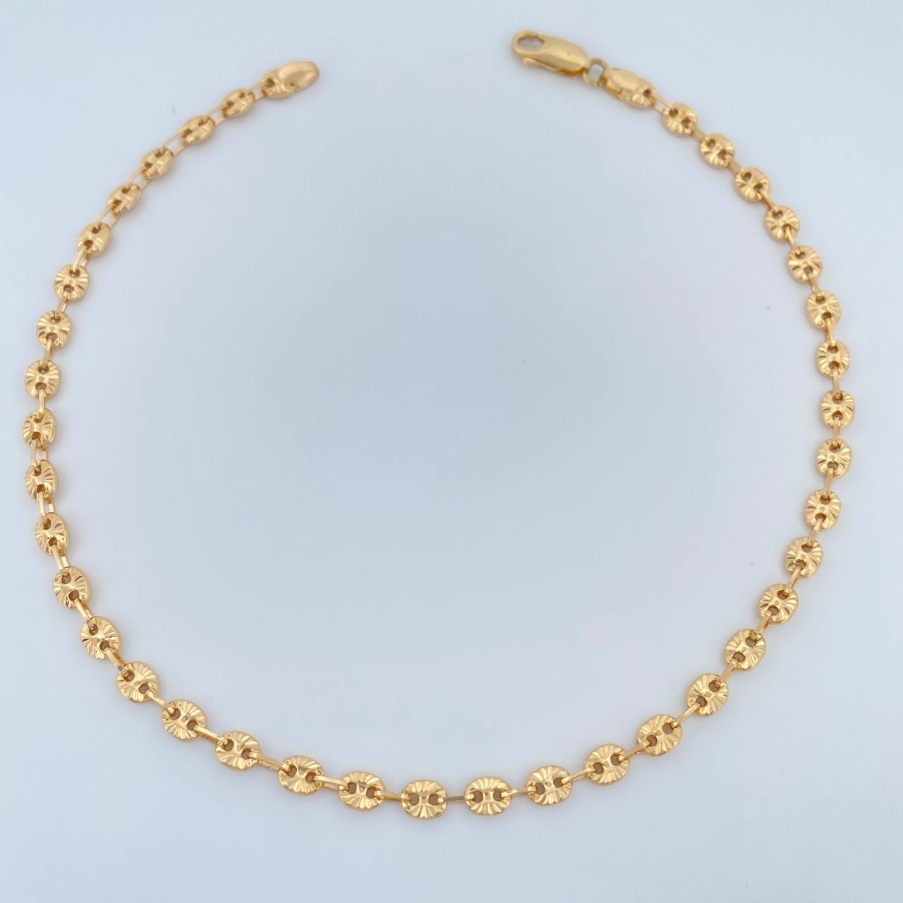 Tobillera GC 4.9gr / 10 3/4 in / 3.8mm Oro Amarillo 18K %