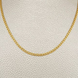 Cadena Cubana 1.9gr / 18 in / 2.1mm Oro Amarillo +1 18K $