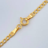 Cadena Cubana 1.9gr / 17 3/4 in / 2.12mm Oro Amarillo +1 18K $