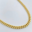Cadena Cubana 10.55gr / 26 1/4 in / 4.35mm Oro Amarillo +1 14K Italy $