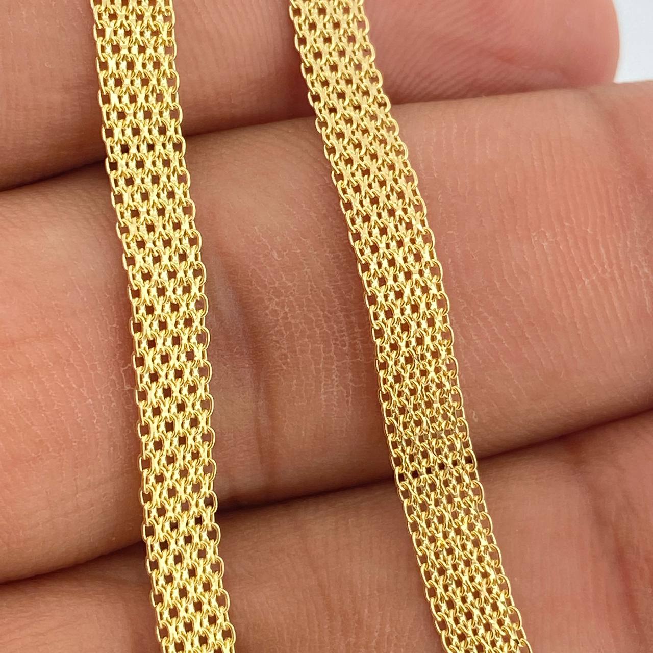 Cadena China 8.2gr / 24 in / 4.37mm Oro Amarillo +1 14K Italy $