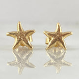 Stud Earrings Sea 0.95gr / 18K Gold ©