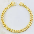 Cuban Links Bracelet 7.95gr / 7.5in / 14K Gold Italy