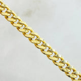 Cuban Links Bracelet 7.95gr / 7.5in / 14K Gold Italy