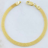 Bismark Bracelet 3.25gr / 7 in / 14K Gold Italy ©