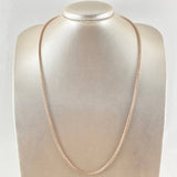 Cadena Ice 12.8gr / 23 1/2 in / Dos Oros Blanco Rosa 14K Italy