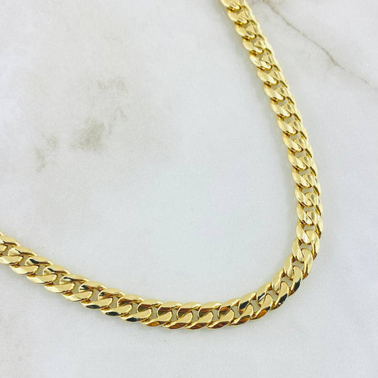 Cadena Cubana 13gr / 23 1/2 in / Oro Amarillo 14K Italy