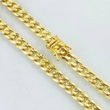 Cadena Cubana 13gr / 23 1/2 in / Oro Amarillo 14K Italy