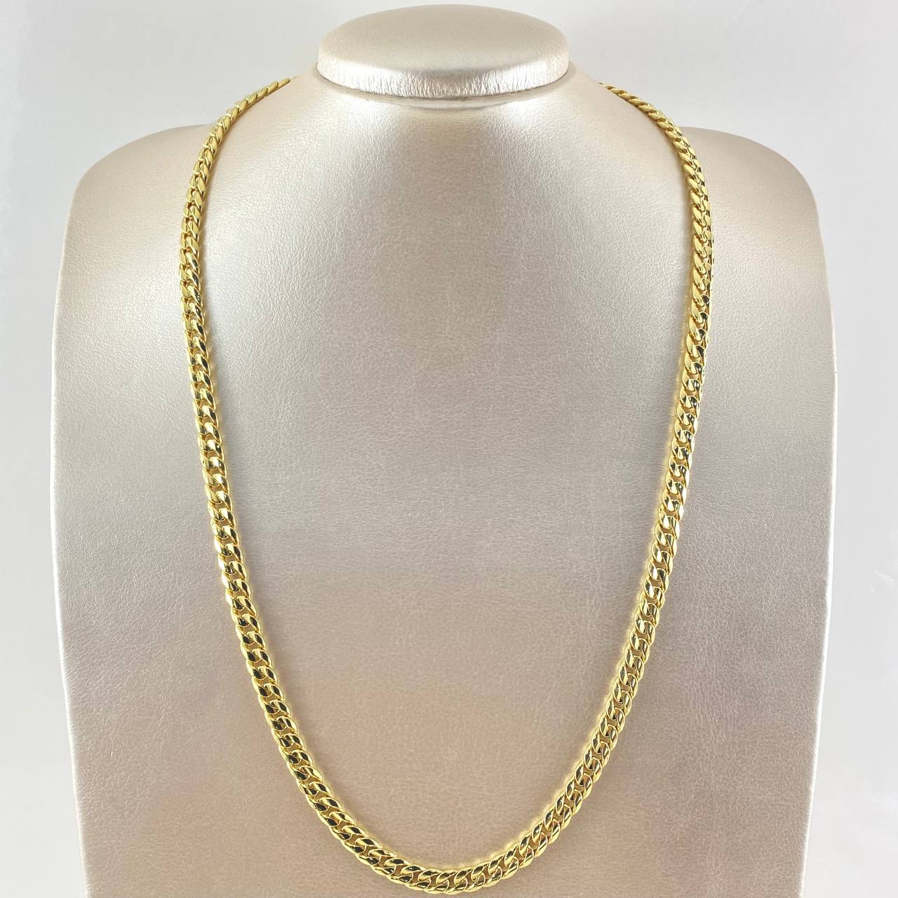 Cadena Cubana 13gr / 23 1/2 in / Oro Amarillo 14K Italy