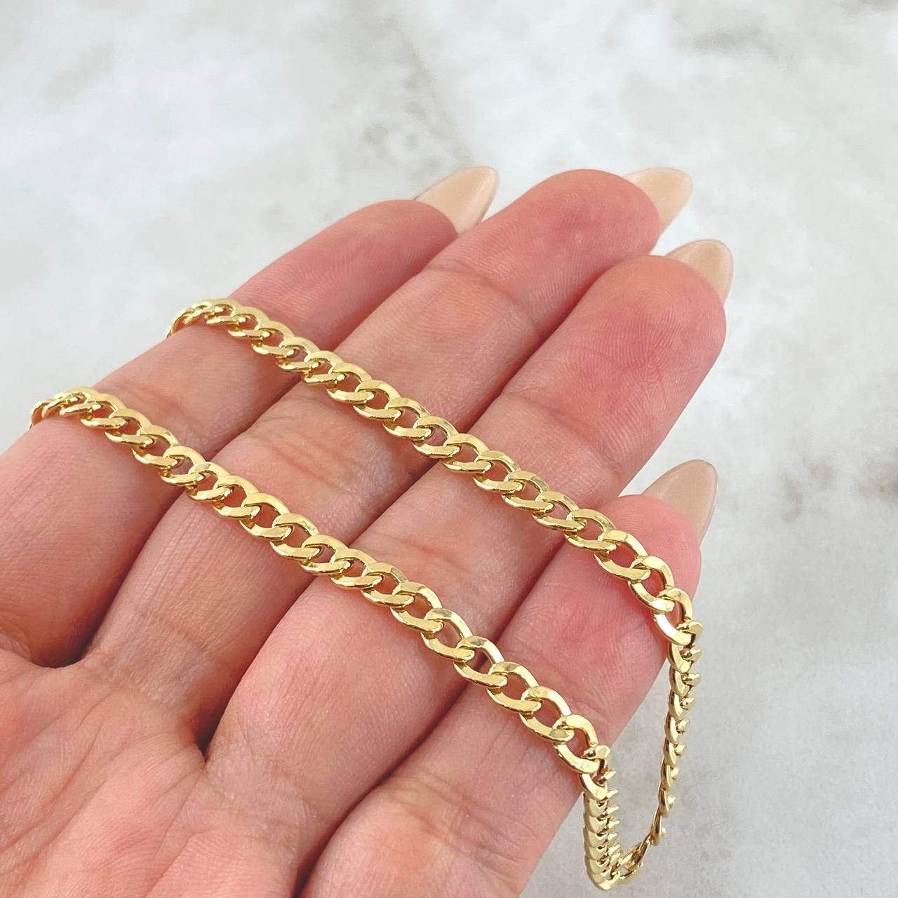 Cadena Cubana 6.25gr / 50cm / Oro Amarillo +1 18K ©